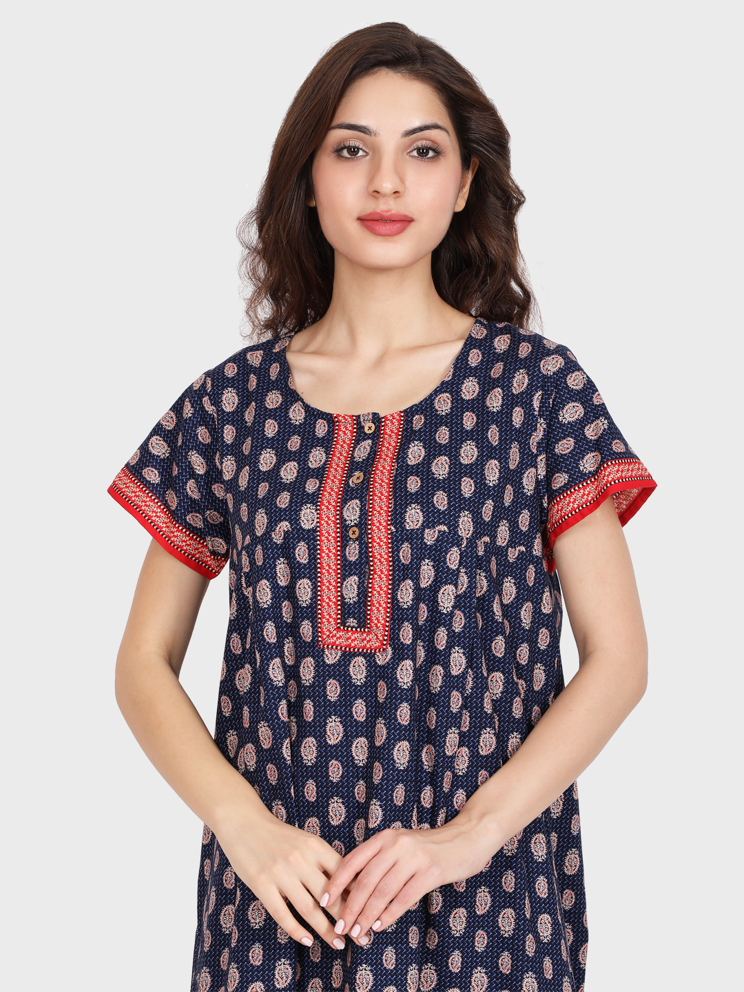 Batik Printed Nighties - Material: Cotton