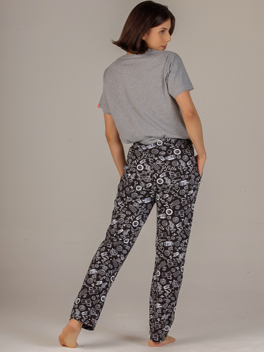 Ladies Pajama Set - Cotton Fabric Short Sleeves Casual Style | Suitable For Rainy Spring Summer And Winter Season