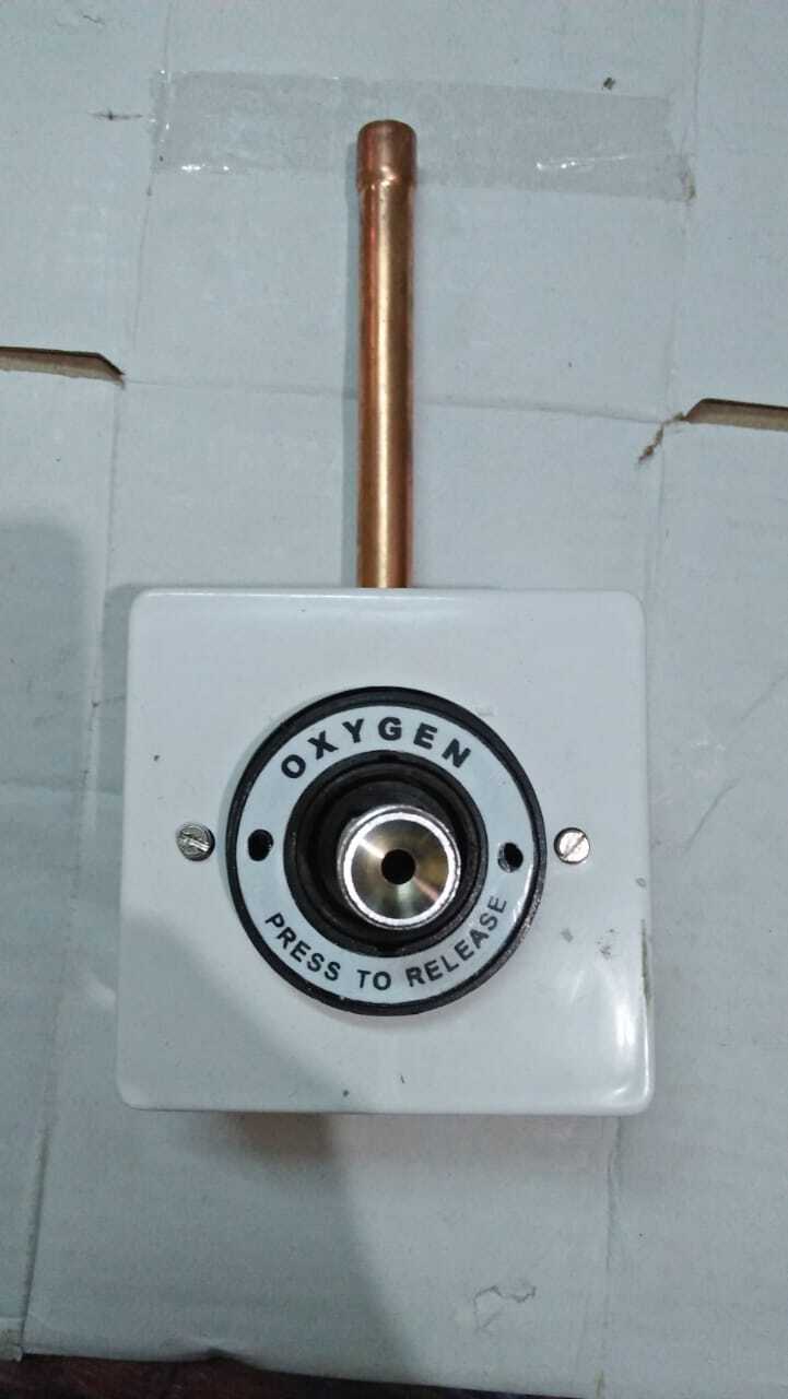 Double Locking Gas Outlet - Copper Construction, Electric Powered | Features Alarm For Enhanced Safety In Commercial Usage