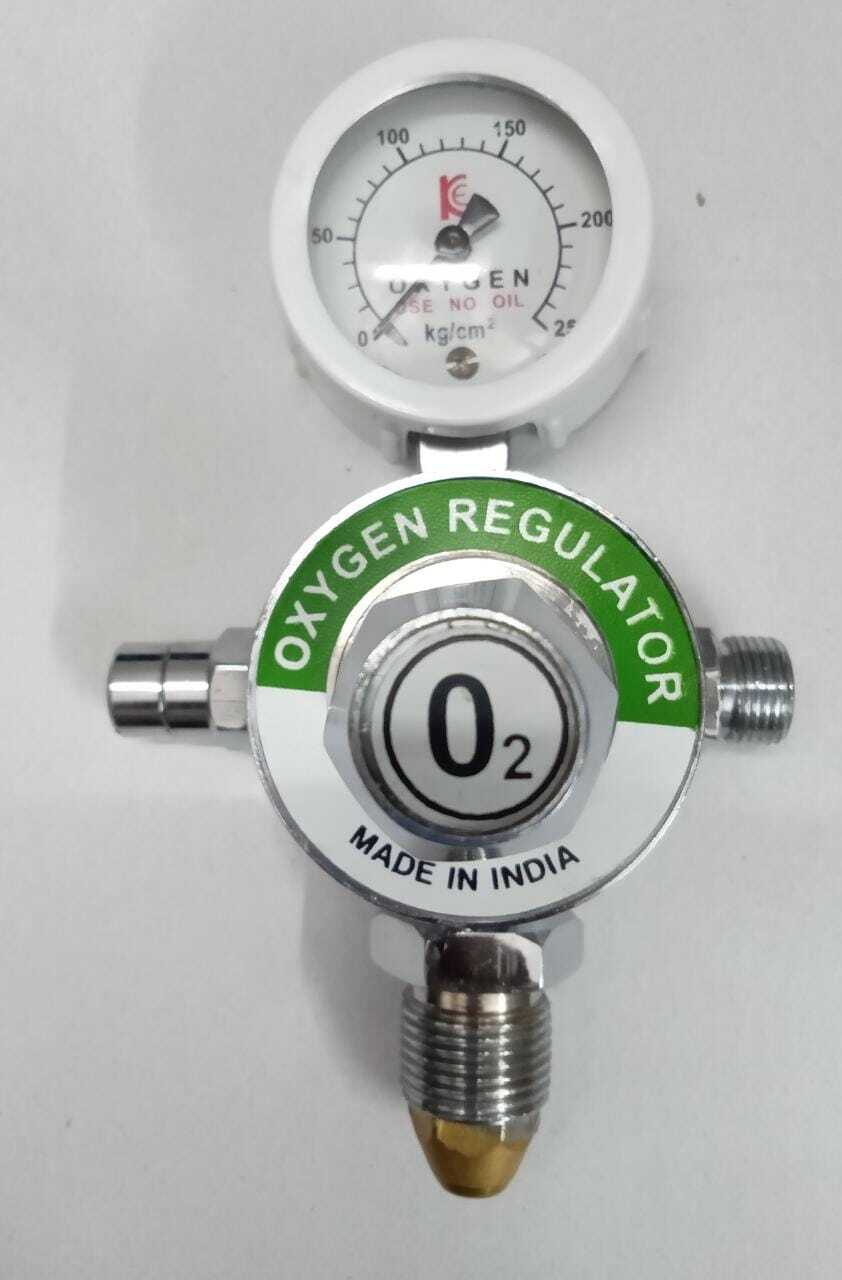 Oxygen Fa Valve - High Pressure Single Gauge, Copper Material For Long Life Service In Commercial And Hospital Applications