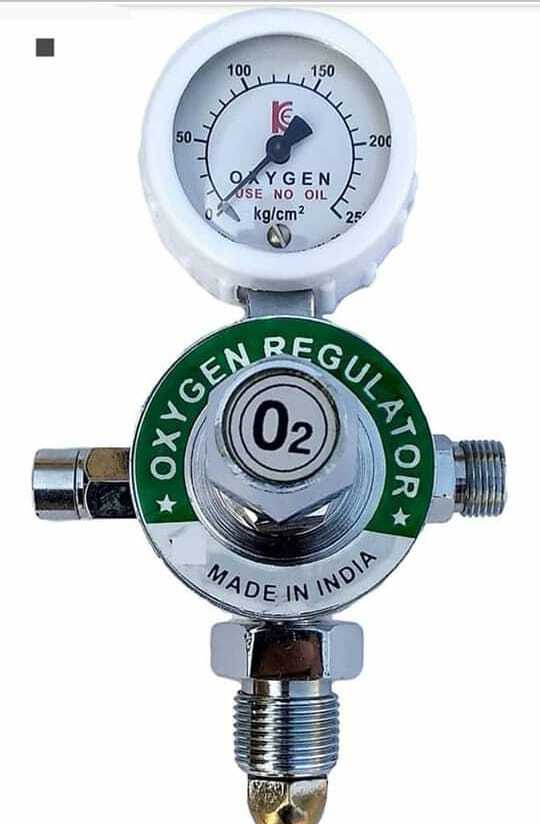 Oxygen Fa Valve - High Pressure Single Gauge, Copper Material For Long Life Service In Commercial And Hospital Applications