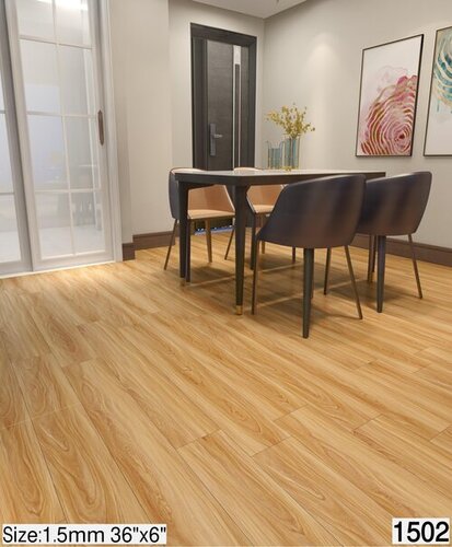 पीवीसी फ़्लोरिंग प्लैंक्स का आकार: 6 X 36