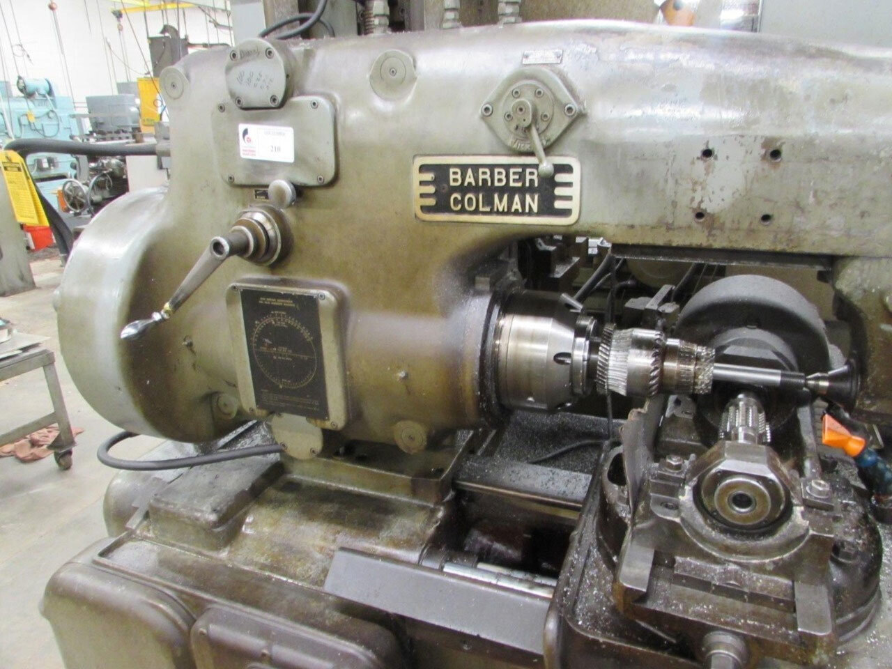 Barber Colman 14-15 Gear Hobbing Machine - Color: White