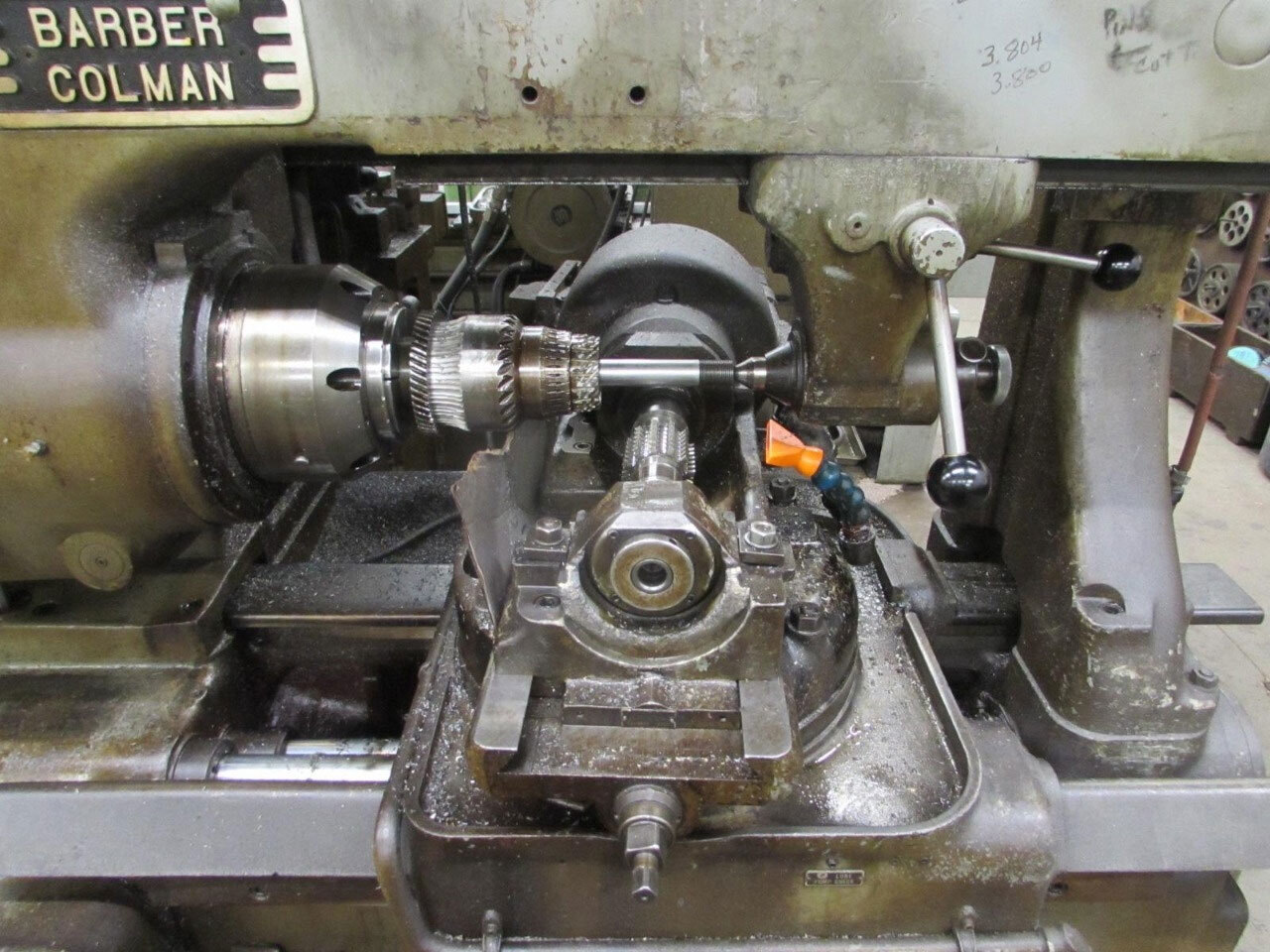 Barber Colman 14-15 Gear Hobbing Machine - Color: White