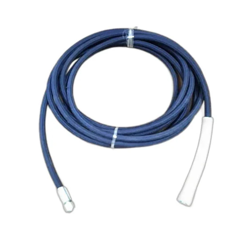 Flexible Steam Hose Pipe - Rubber, 1/2 Inch Diameter, 8 Mtr Length - Blue, 40 Bar Working Pressure, Round Shape, Industrial & Commercial Use
