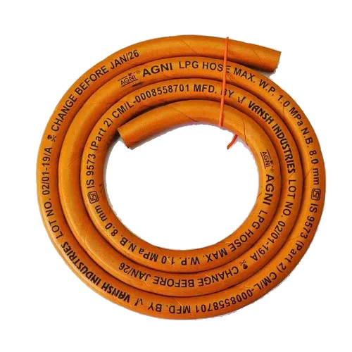 Orange Suraksha Lpg Hose Pipe