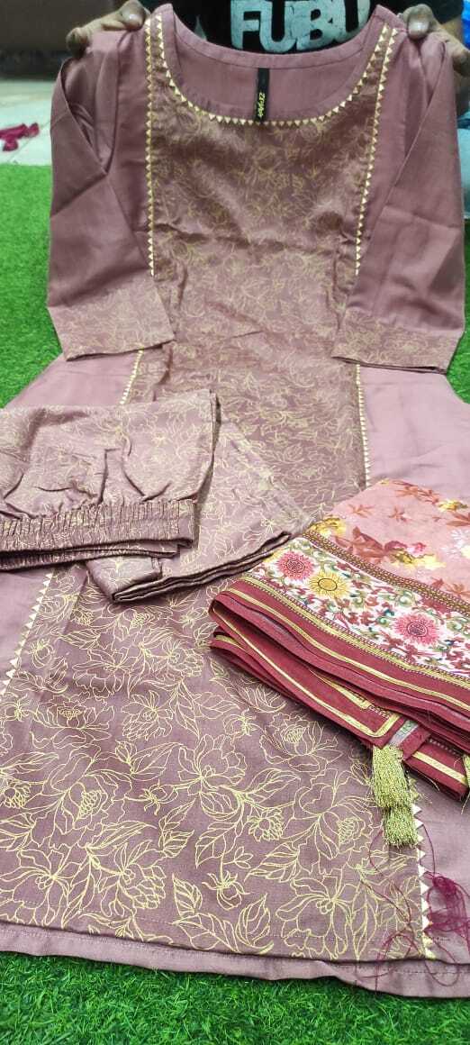 Cotton Kurti Set - Cotton Rayon Blend, Sizes M To Xxl, Printed Pattern In Mixed Colors | Breathable, No Fade, Washable, Full Sleeves, All Season