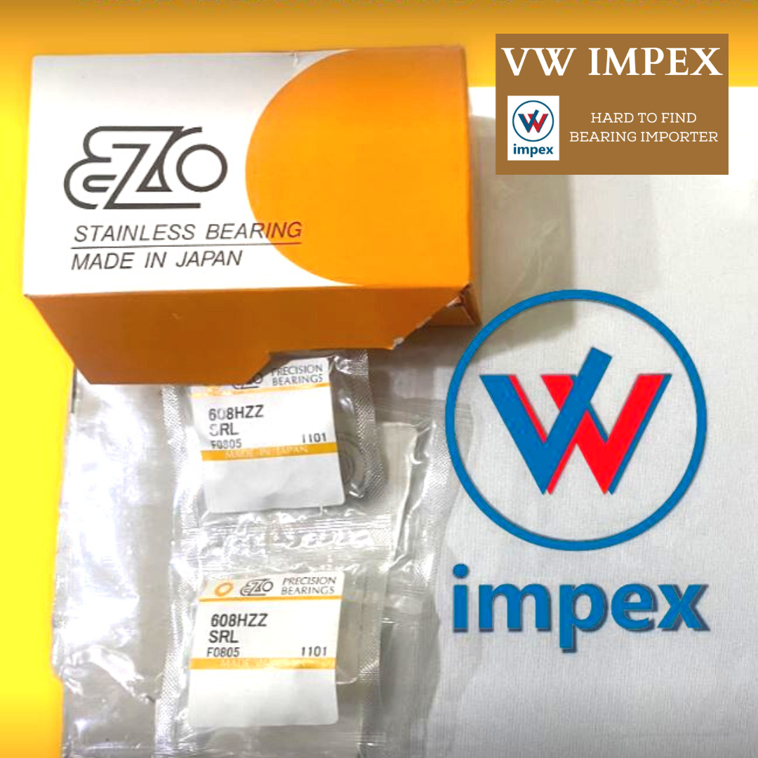Ezo Miniature Ball Bearing - Deep-groove, Single Row, Precision Steel | High-speed, Standard Lubrication, Ideal For Industrial Applications