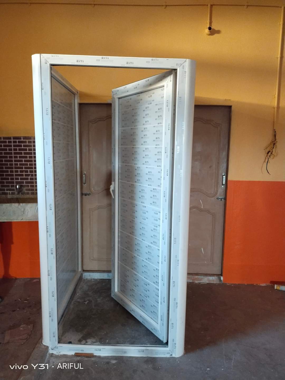 Upvc Casement Door - Durable Multi-locking Design | Custom Colors, Inward/outward Open Style, Variable Sizes, Finished Surface
