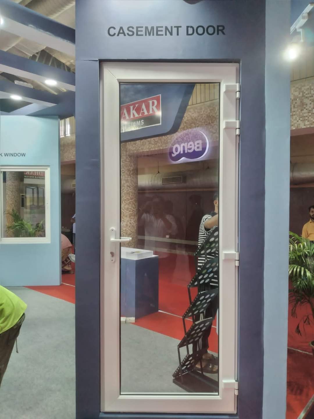 Upvc Casement Door - Durable Multi-locking Design | Custom Colors, Inward/outward Open Style, Variable Sizes, Finished Surface