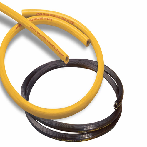 Spray Hose - Durable Rubber Material, Flexible 25-foot Length | Ideal For High-pressure Watering And Garden Use