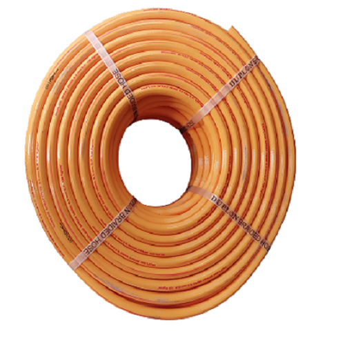 Spray Hose - Durable Rubber Material, Flexible 25-foot Length | Ideal For High-pressure Watering And Garden Use