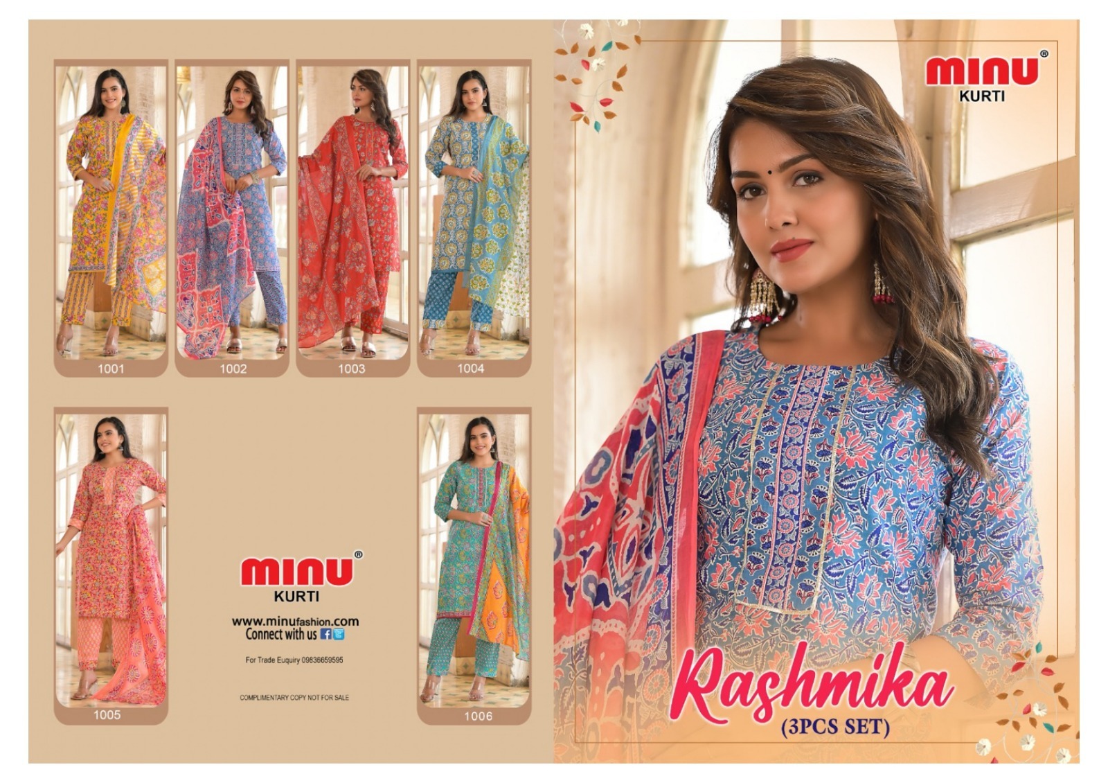Multi Rashmika Kurti
