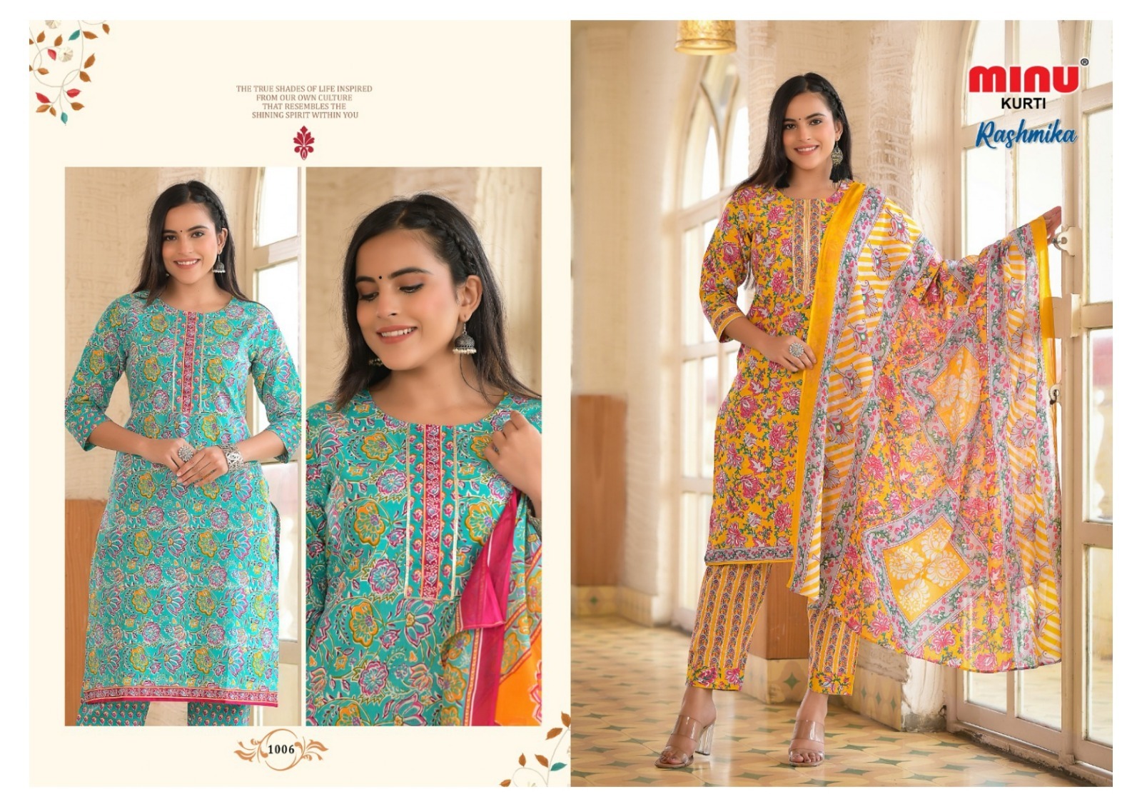 Multi Rashmika Kurti