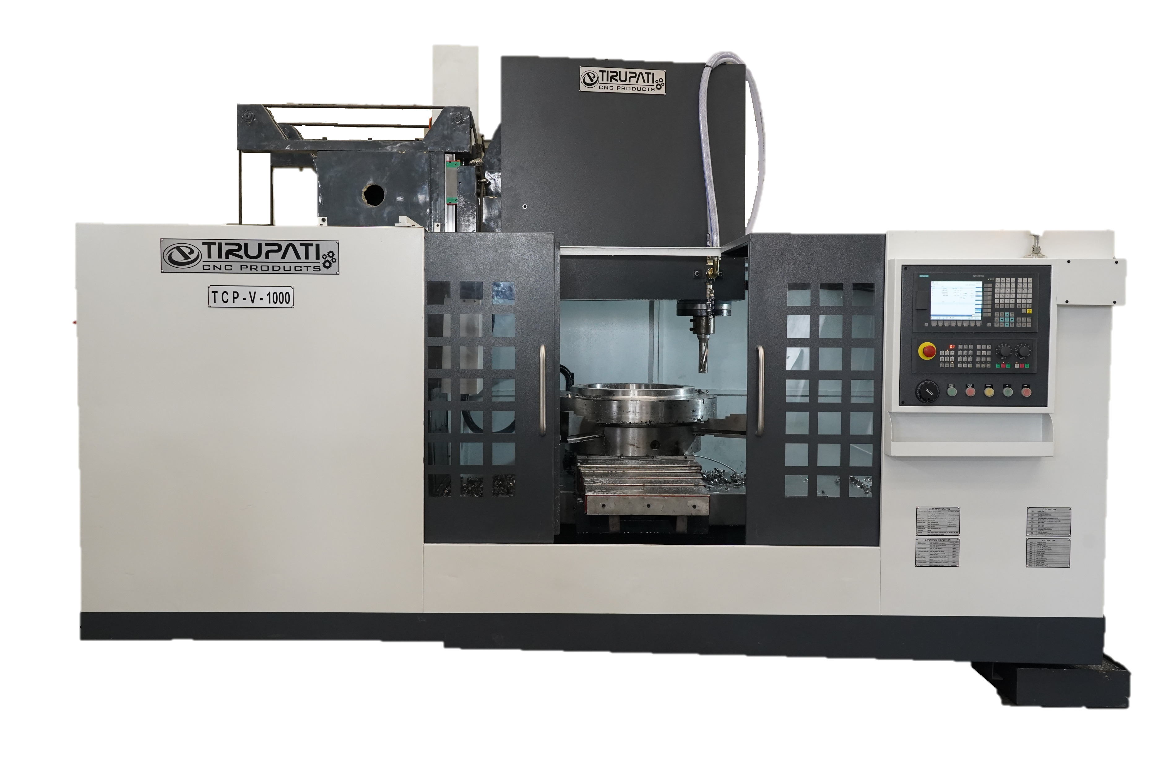 Automatic Vmc Drill Machine - Tcp V1000 (3 Axis)