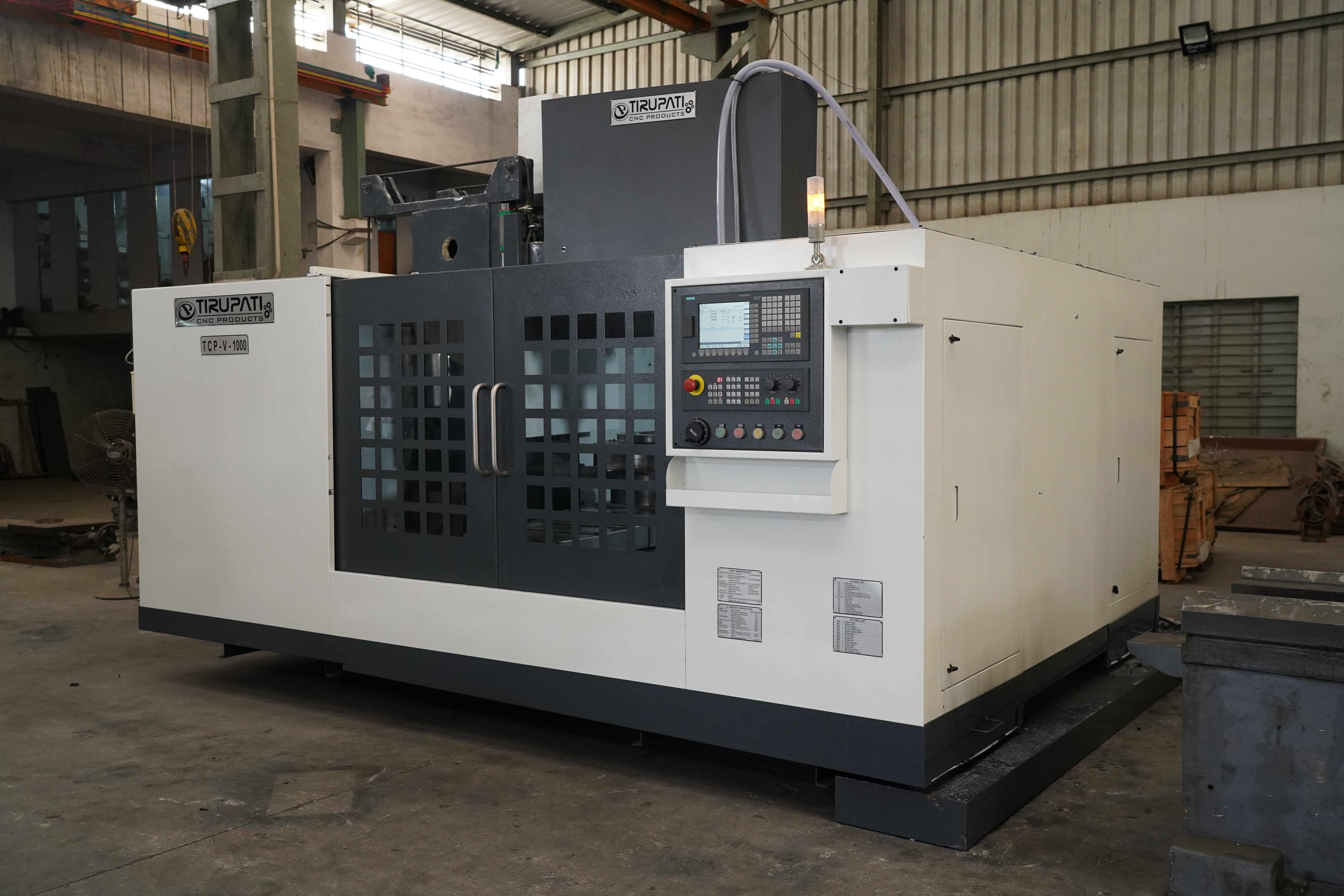 Automatic Vmc Drill Machine - Tcp V1000 (3 Axis)