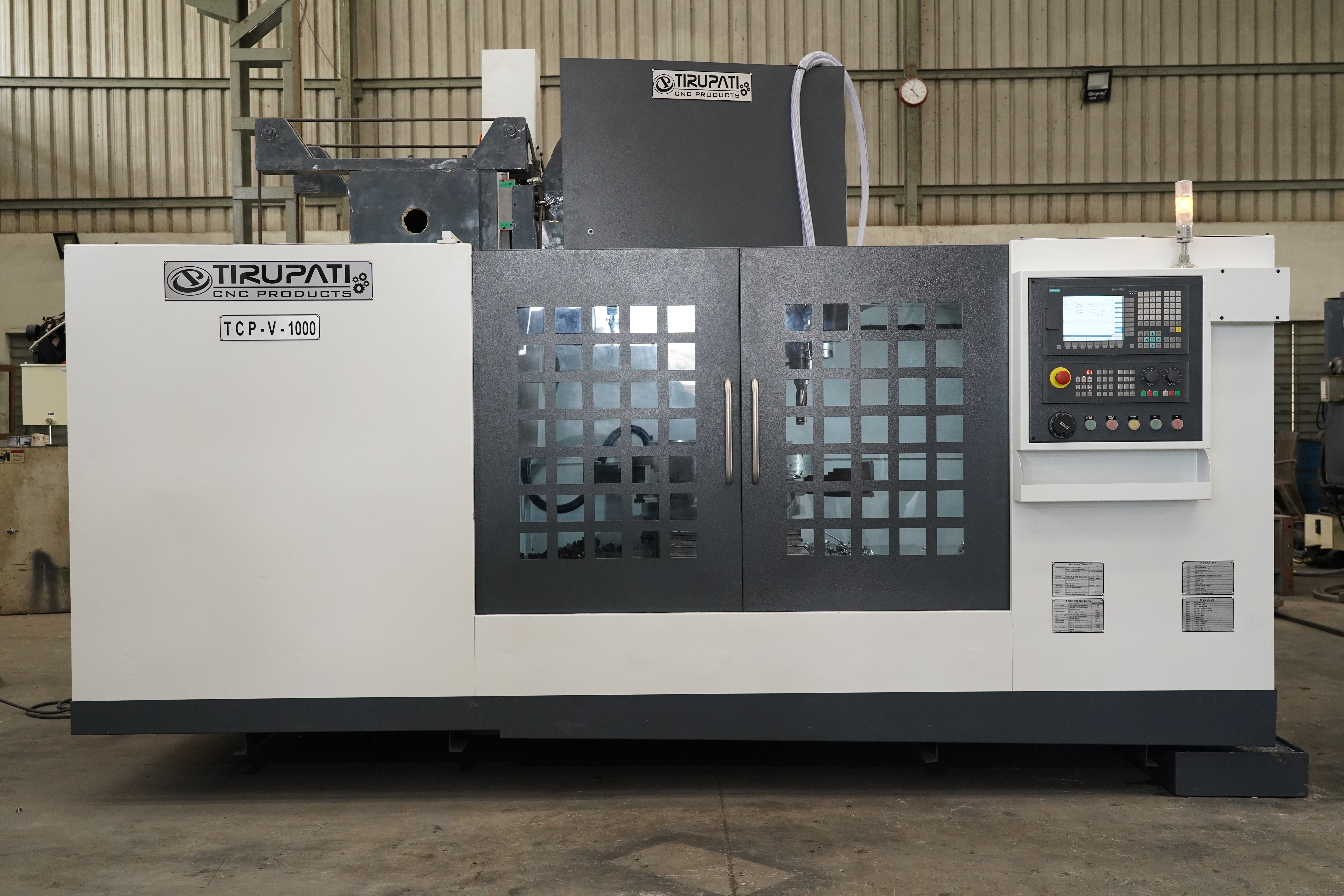 Automatic Vmc Drill Machine - Tcp V1000 (3 Axis)