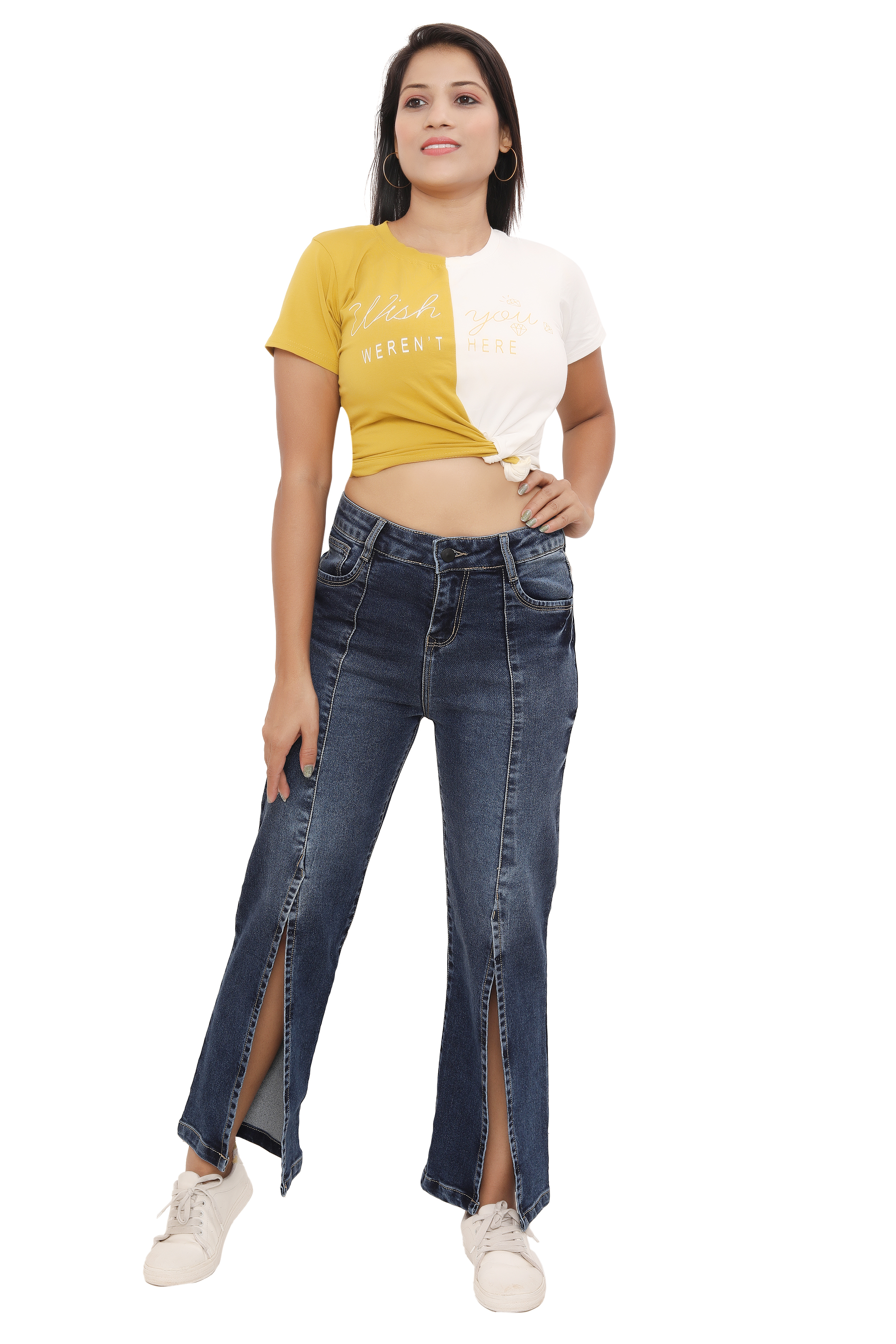 Semi Ankle Bootcut Jeans Age Group: >16 Years