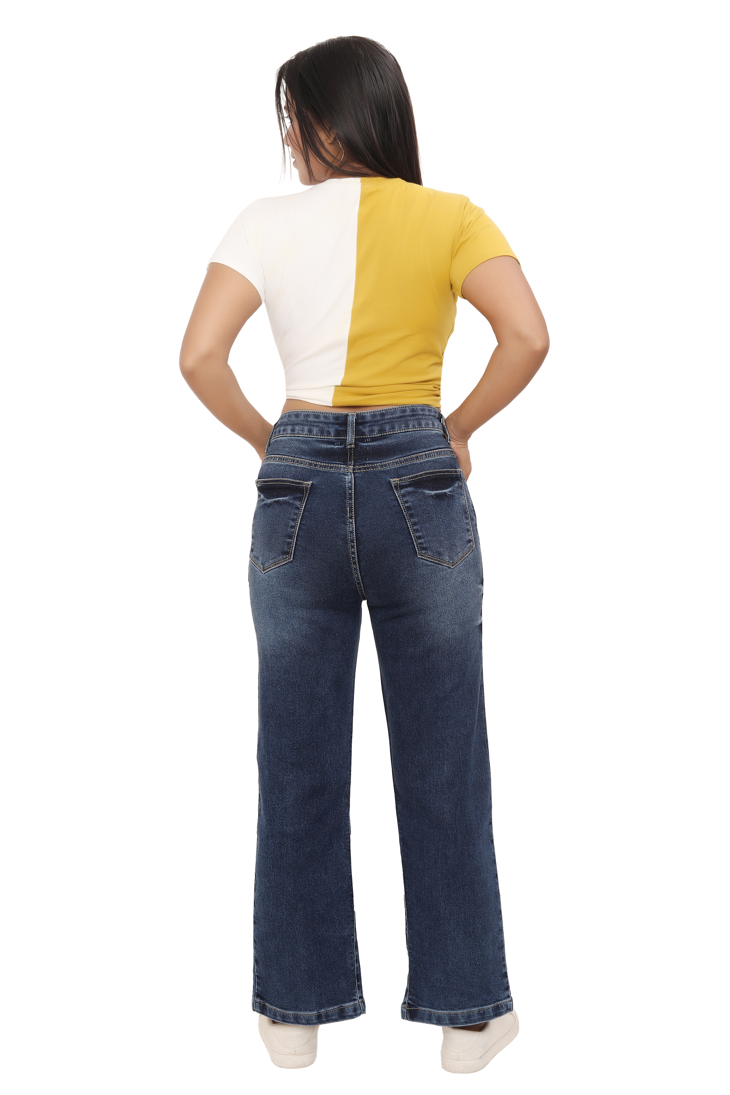 Semi Ankle Bootcut Jeans Age Group: >16 Years