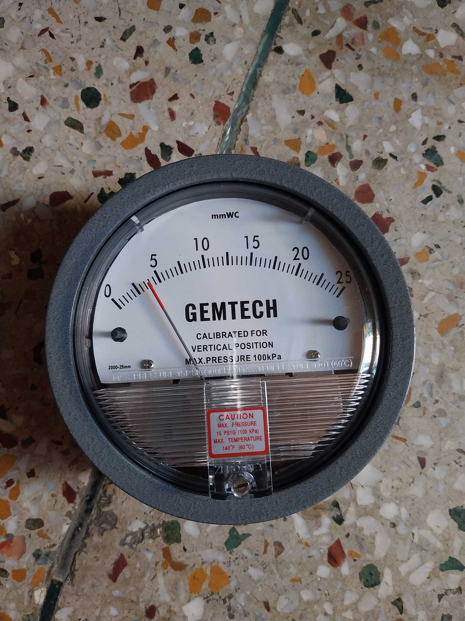 Gemtech Differential Pressure Gauge In Bolangir Odisha Accuracy: A 2% (-Ha Model A 1) Of Fs (A 3% (-Ha A 1.5%) On -0
