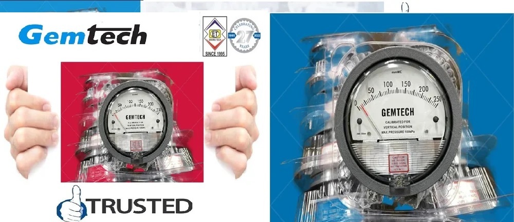 Gemtech Differential Pressure Gauge In Bolangir Odisha Accuracy: A 2% (-Ha Model A 1) Of Fs (A 3% (-Ha A 1.5%) On -0
