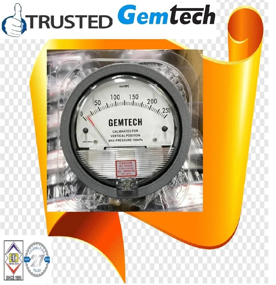 Gemtech Differential Pressure Gauge Distributor In Bolangir Odisha Accuracy: A 2% (-Ha Model A 1) Of Fs (A 3% (-Ha A 1.5%) On -0