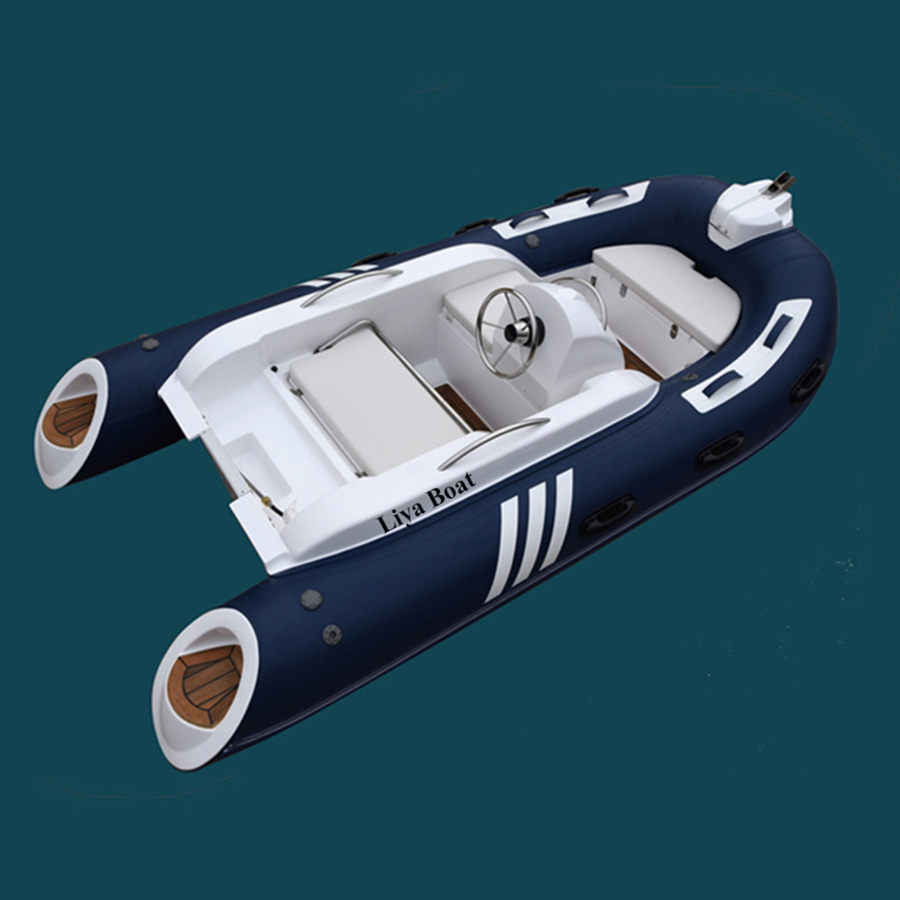 Liya 11feet Inflatable Boat 3.3m Rib Sport Yacht Capacity: 495 Kg/hr