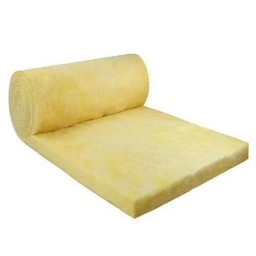 Glass Wool Insulation - Yellow Fibers, Fire-resistant, Easy To Install, Soundproofing, Industrial Use