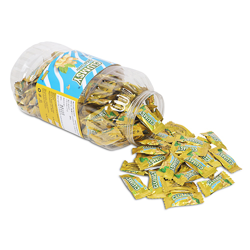 Clumsy Ginger Flavored Candy - 595g Solid Candy, Sweet With Mild Ginger Flavor, Eggless, Natural Ginger Oil Infusion, Caramel Color