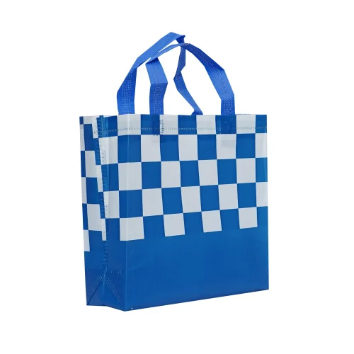 Non Woven Laminated Box Bag - Biodegradable, 130 Thickness, Tote Style, 10 Kg Capacity | Shoulder Length Handle, Ideal for Industrial Use