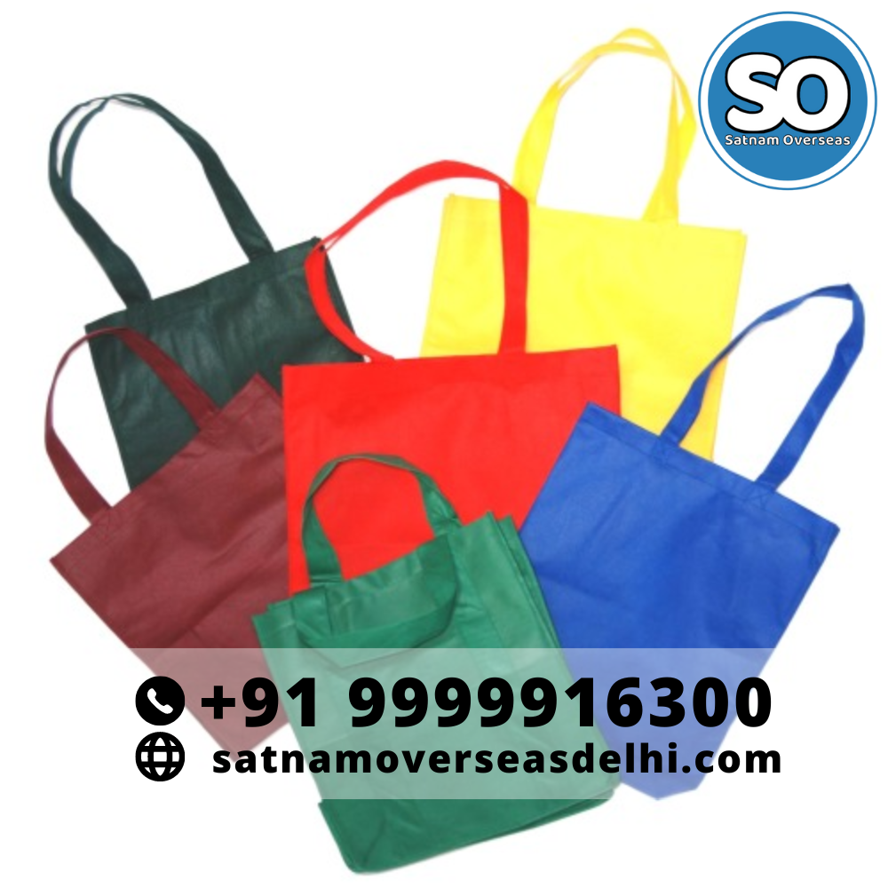 Non Woven Loop Handle Bag - Durable Non Woven Material, Embossed Design | Stylish Shopping Bag With Comfortable Handle