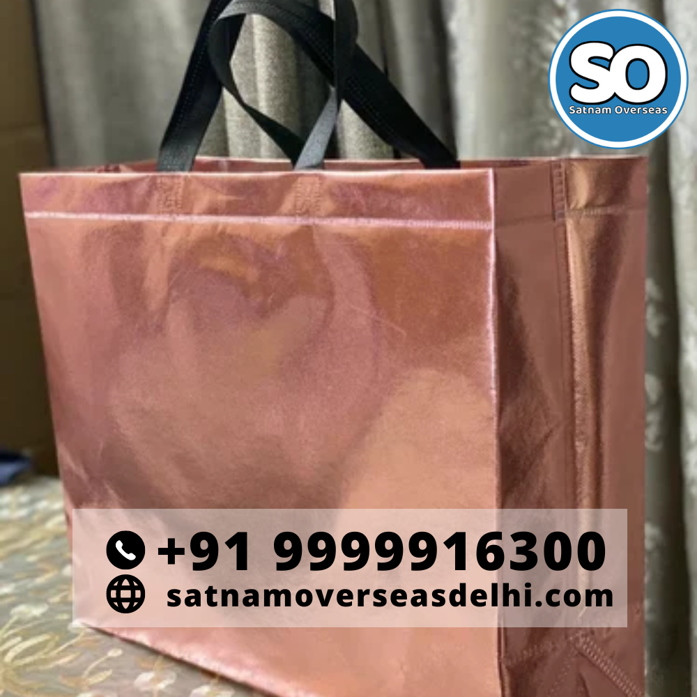 With Handle Non Woven Bopp Laminated Bags