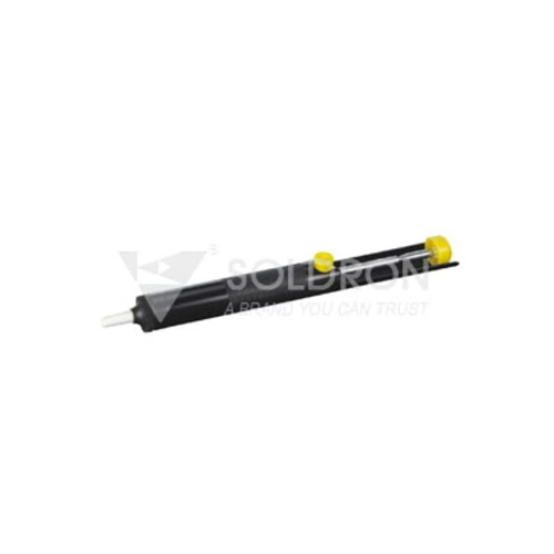Soldron Metal Body Desoldering Pump - Metal, Various Sizes, Black | Effective Solder Removal Tool for Circuit Board Maintenance
