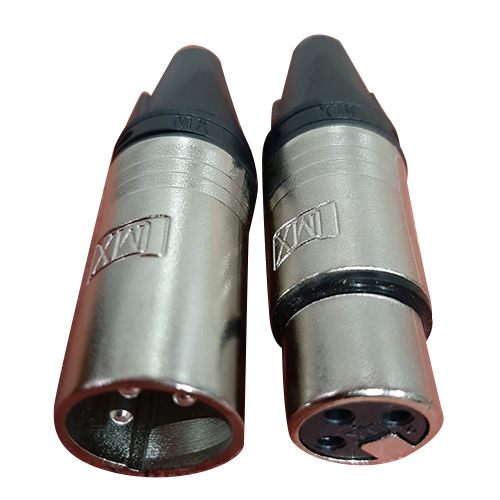 Xlr Connector Plug - Metal, 3-pin Configuration, Balanced Audio Connection, Easy Install/removal, Reliable For Live Sound Applications
