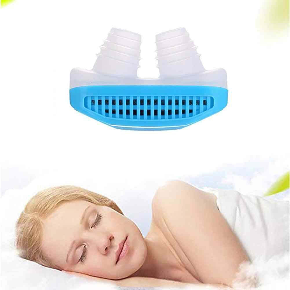 2 In 1 Anti Snoring And Air Purifier Nose Clip For Prevent Snoring And Comfortable Sleep (0353) - 75 Grams | Multi-color, Convenient Dual Functionality