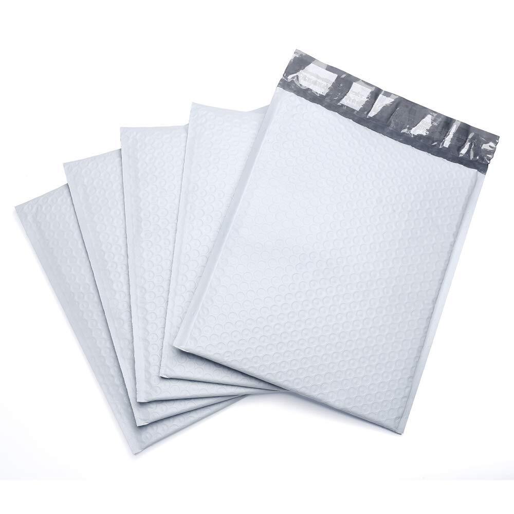 Air Bubble Bag - Polyethylene, 8x10 Inch, White | Self-adhesive, Durable, Lightweight, Protective Packaging, Versatile, Readymade