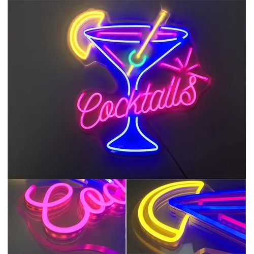 एलईडी नियॉन बोर्ड आवेदन: वाणिज्यिक