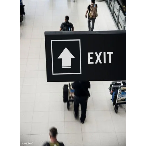 Exit Sign Boards Designing Services