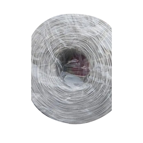 Heavy Duty Plastic Twine - Plastic Material, Different Thickness Available (mm), White Color | Plain Texture, Ideal for Packaging Applications