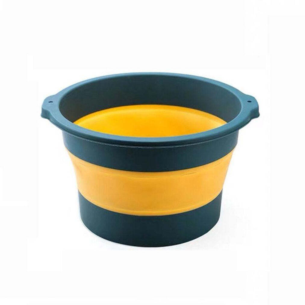 Multi-purpose Portable Collapsible Plastic Silicone Round Folding Tub ...