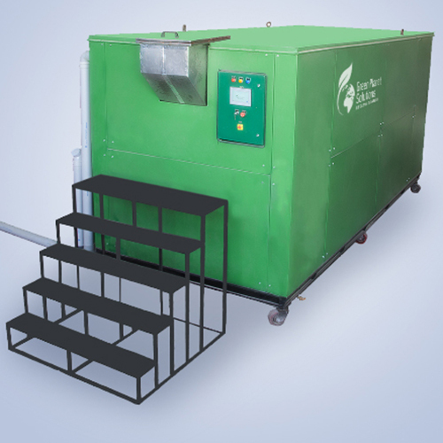Semi Automatic Drum Composter - Steel, 9X4X4 to 18X8X8 Feet | Portable, Electric Powered, 25 to 5000 kg Capacity, 7-Day Composting Time