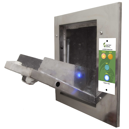 Single Garbage Chute - Durable Stainless Steel, Vertical & Inclined Design For Efficient Multi-story Waste Disposal