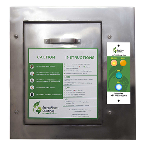 Single Garbage Chute - Durable Stainless Steel, Vertical & Inclined Design For Efficient Multi-story Waste Disposal