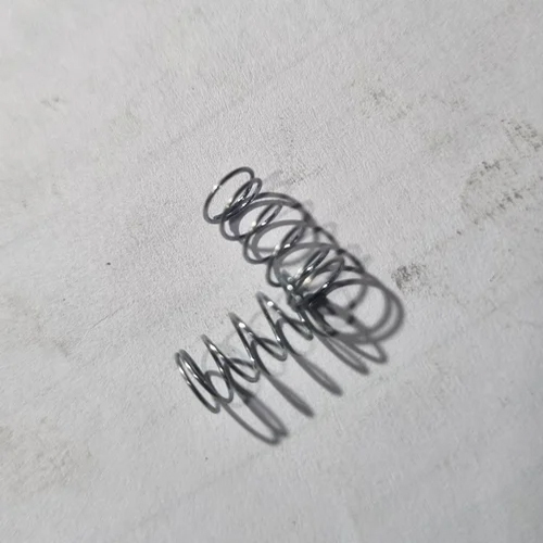 Stainless Steel Coil Spring - 1.5 Inch Diameter, Polished Finish | Load Type: Compression, Color: Black, Industrial Use