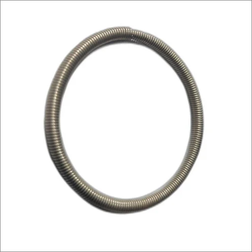 Stainless Steel Garter Spring - 2.5 Inch Diameter, Polished Finish, Round Shape, 2mm Thickness | Compression Load Type, Industrial Usage