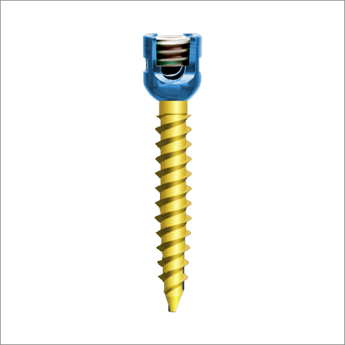 Dual Start Polyaxial Screw - Titanium, Adjustable Lengths for Enhanced Stability | Superior Fixation Strength for Spinal Fusion Surgery