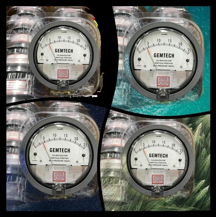 Gemtech Differential Pressure Gauge In Jaipur Rajasthan Accuracy: A 2% (-Ha Model A 1) Of Fs (A 3% (-Ha A 1.5%) On -0