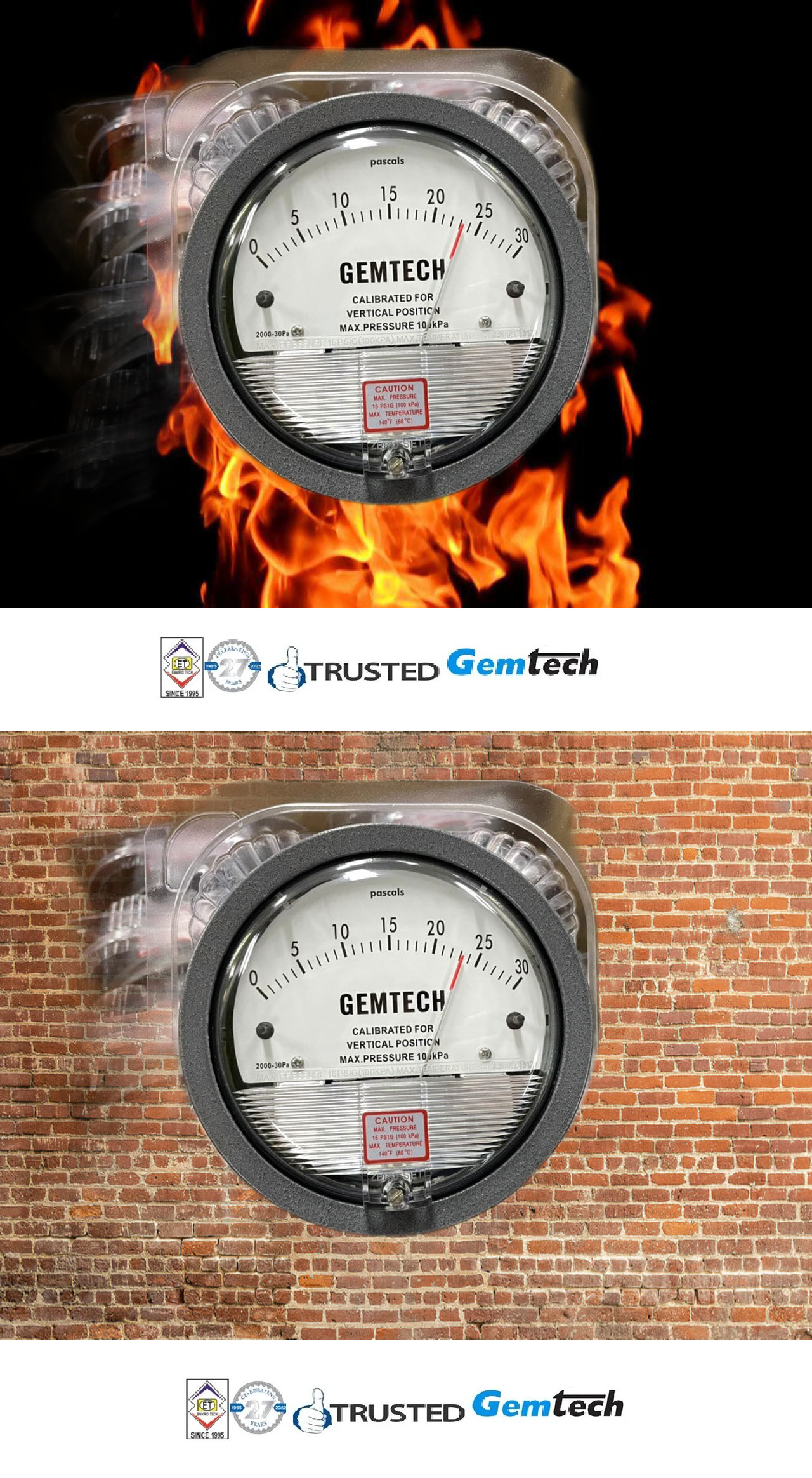 Gemtech Differential Pressure Gauge Distributor In Jaipur Rajasthan Accuracy: A 2% (-Ha Model A 1) Of Fs (A 3% (-Ha A 1.5%) On -0