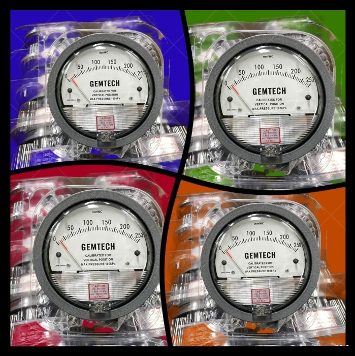Gemtech Differential Pressure Gauge Supplier In Jaipur Rajasthan Accuracy: A 2% (-Ha Model A 1) Of Fs (A 3% (-Ha A 1.5%) On -0