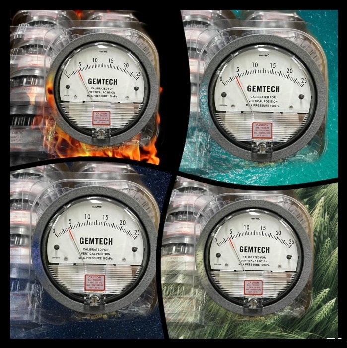 Gemtech Differential Pressure Gauge Supplier In Jaipur Rajasthan Accuracy: A 2% (-Ha Model A 1) Of Fs (A 3% (-Ha A 1.5%) On -0